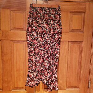 Princess Polly Floral Midi Skirt Sz 4 Flowy Fairy Whimsigoth Spring Boho girly